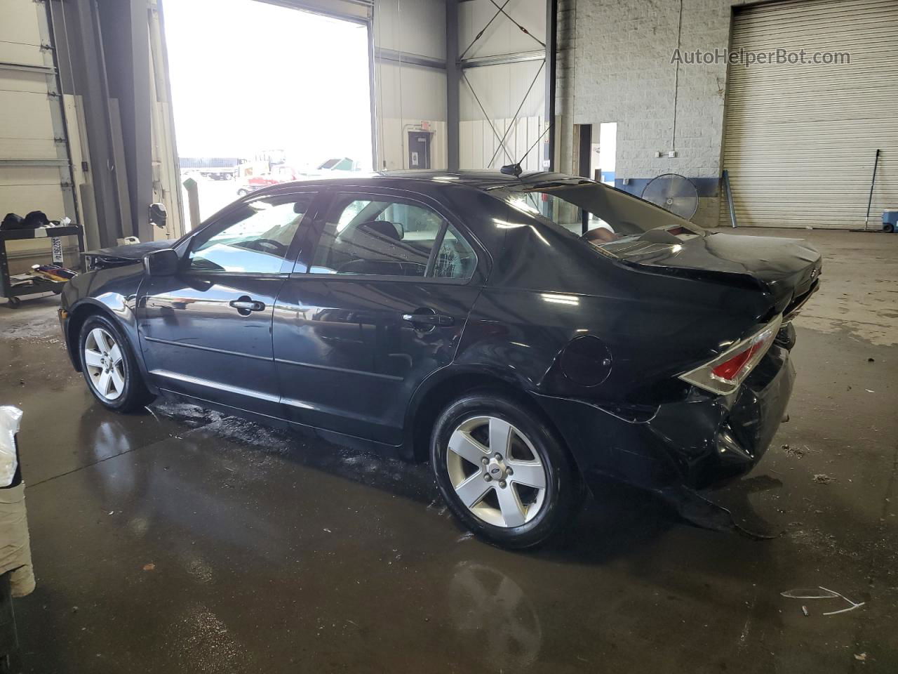 2008 Ford Fusion Se Black vin: 3FAHP07Z18R241246