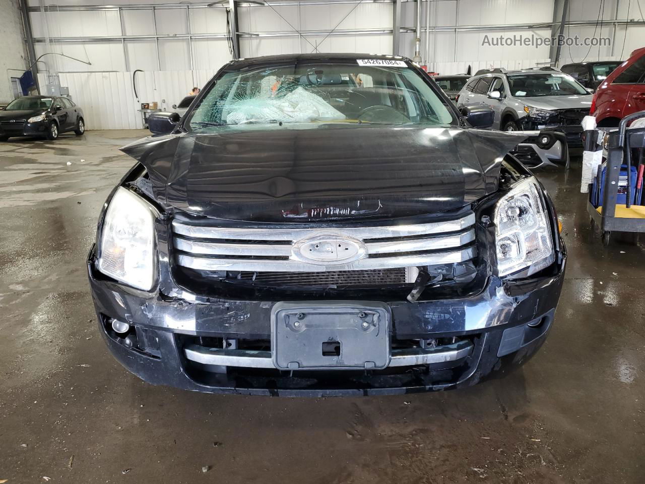 2008 Ford Fusion Se Black vin: 3FAHP07Z18R241246