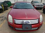 2008 Ford Fusion Se Red vin: 3FAHP07Z18R268978