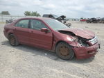 2006 Ford Fusion Se Бордовый vin: 3FAHP07Z26R137636