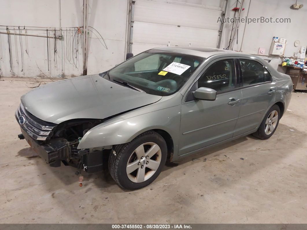 2008 Ford Fusion Se Green vin: 3FAHP07Z28R108429