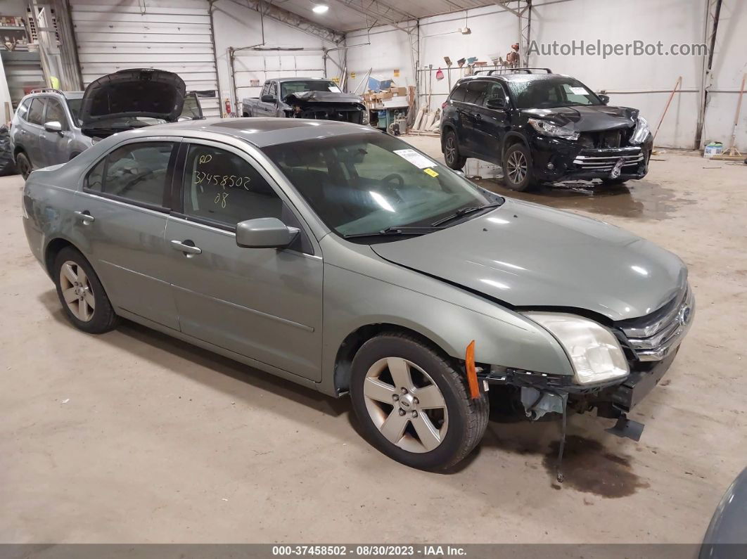 2008 Ford Fusion Se Green vin: 3FAHP07Z28R108429