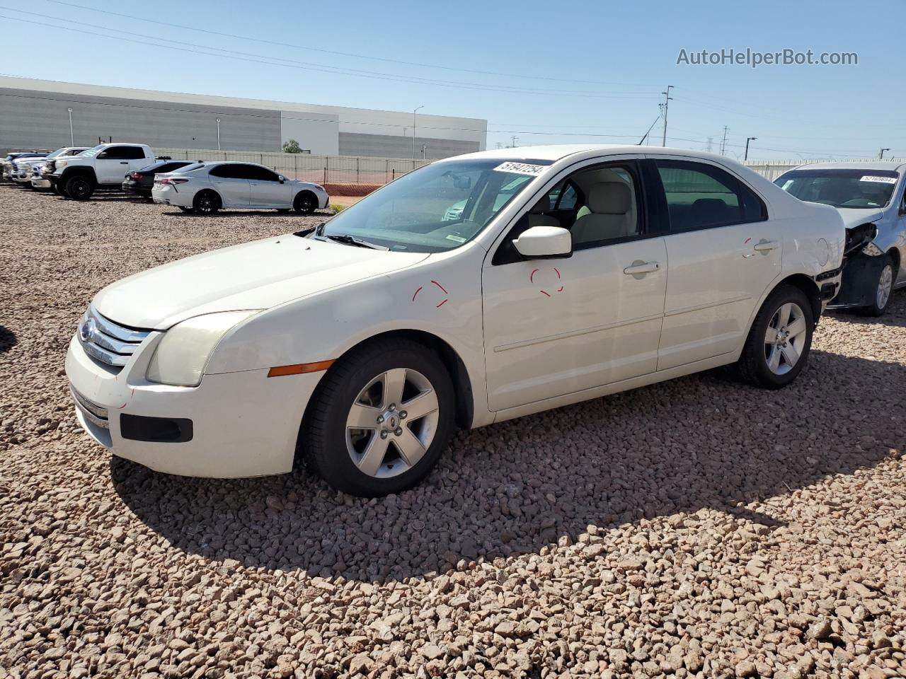 2008 Ford Fusion Se Белый vin: 3FAHP07Z28R133685