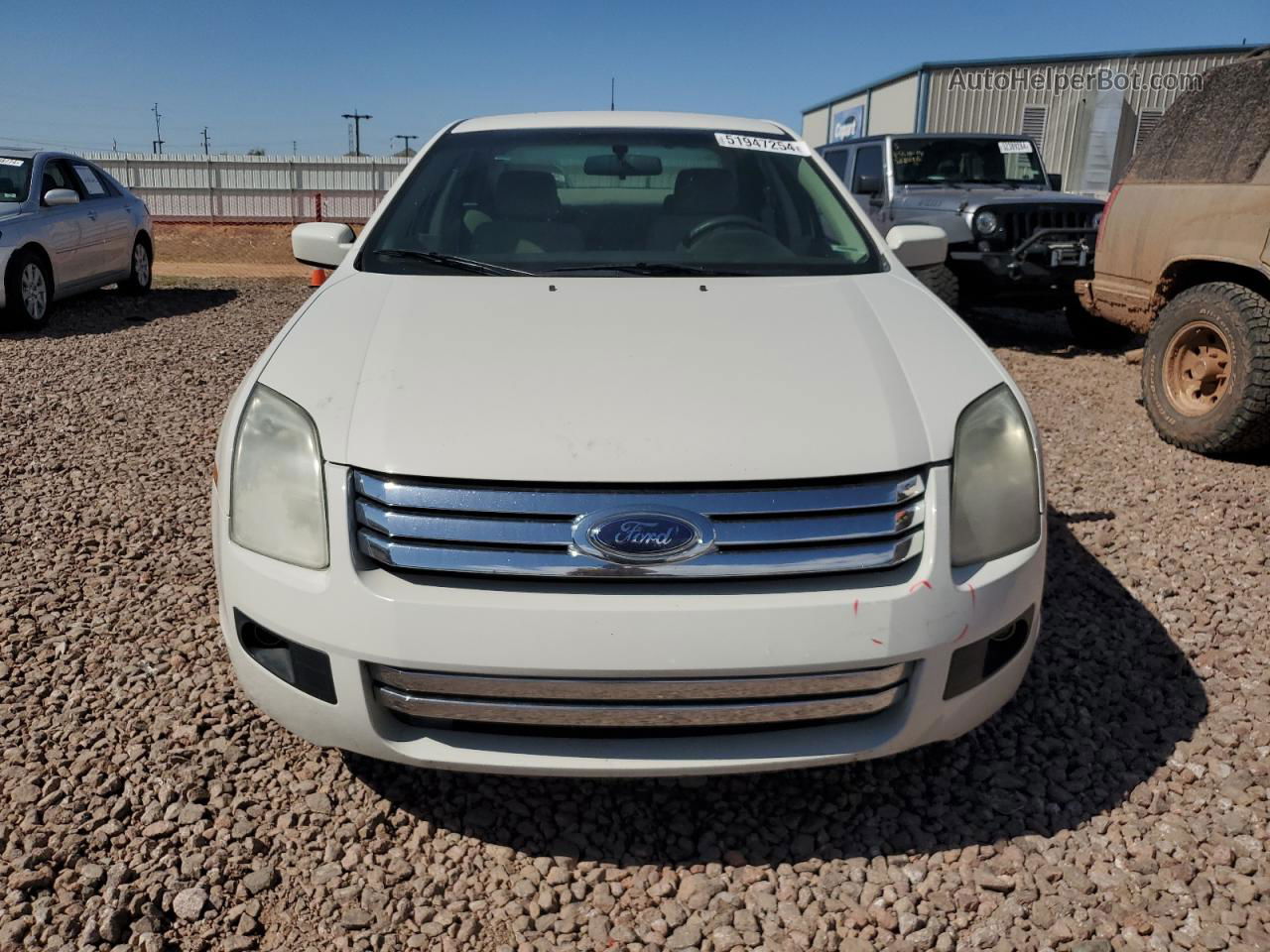 2008 Ford Fusion Se White vin: 3FAHP07Z28R133685