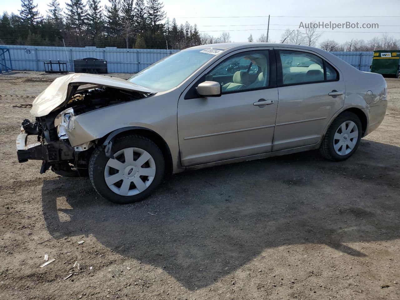 2008 Ford Fusion Se Beige vin: 3FAHP07Z28R139924