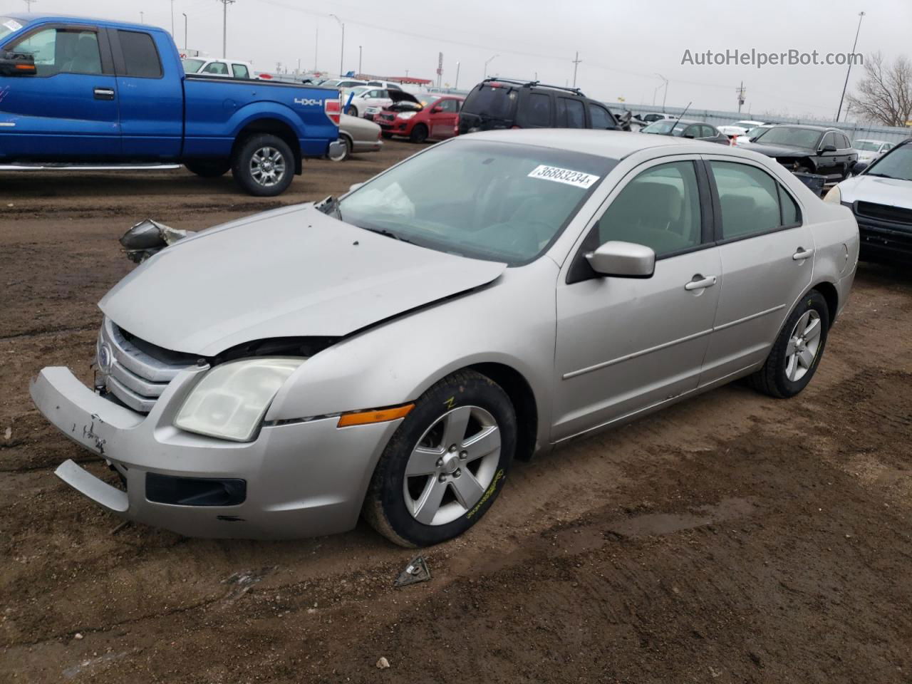 2008 Ford Fusion Se Серебряный vin: 3FAHP07Z28R161146