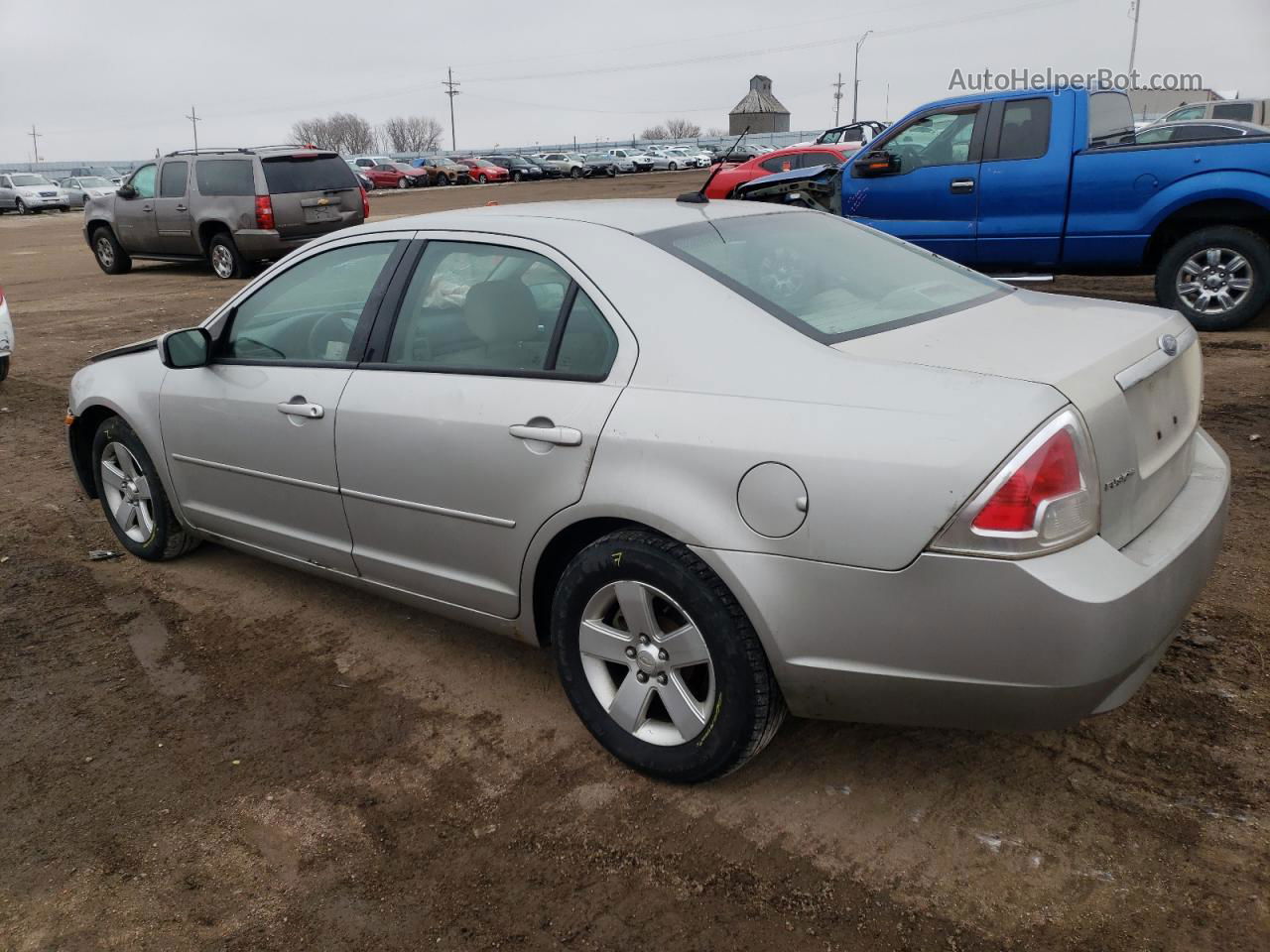 2008 Ford Fusion Se Silver vin: 3FAHP07Z28R161146