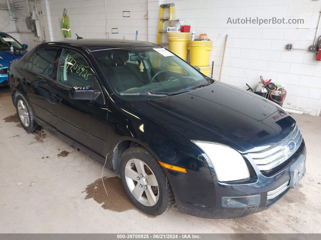 2008 Ford Fusion Se Black vin: 3FAHP07Z28R174009