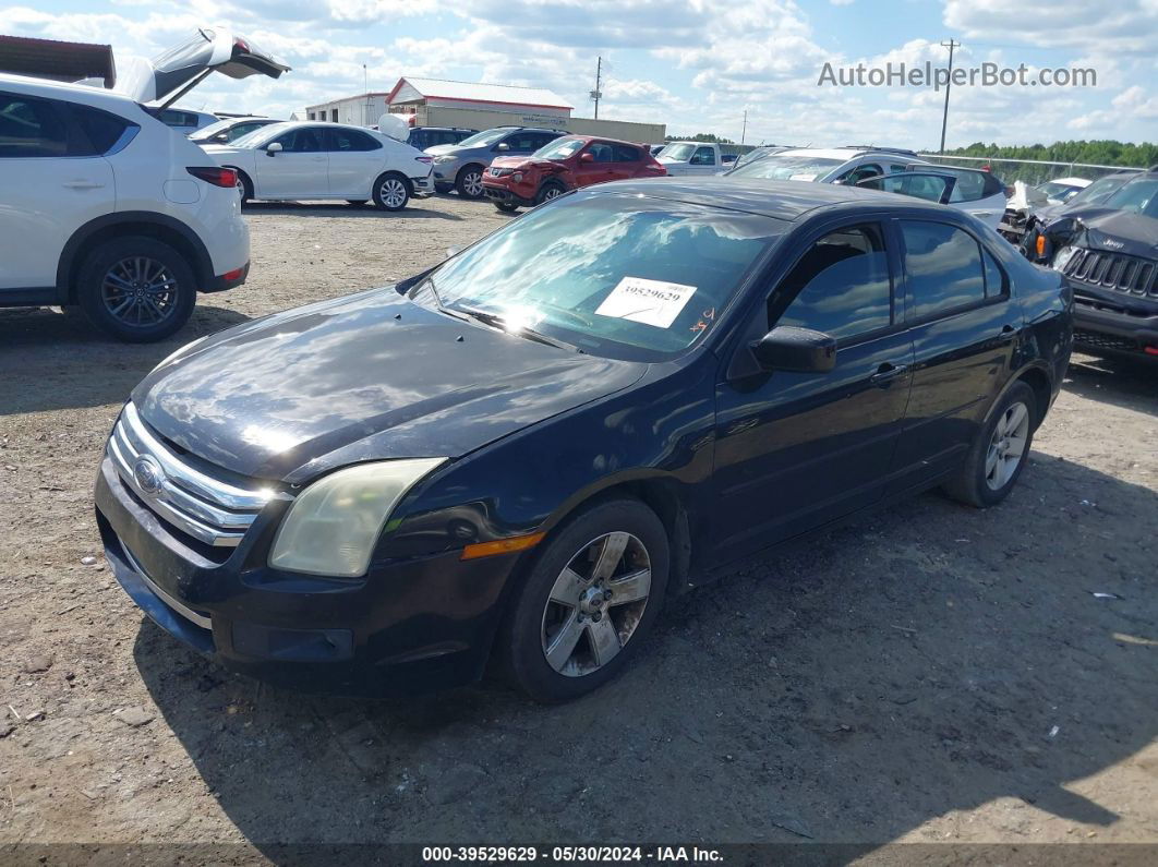 2008 Ford Fusion Se Black vin: 3FAHP07Z28R241773