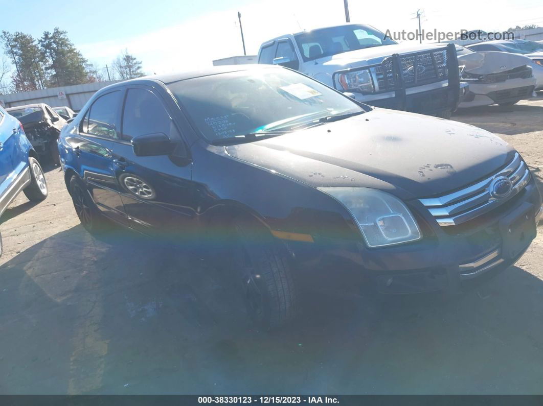 2008 Ford Fusion Se Black vin: 3FAHP07Z28R247928