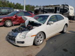 2008 Ford Fusion Se White vin: 3FAHP07Z28R251526