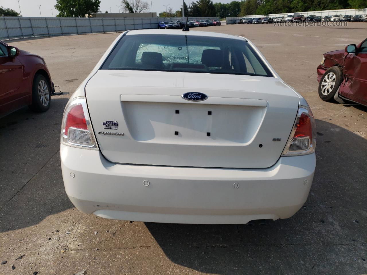 2008 Ford Fusion Se White vin: 3FAHP07Z28R251526