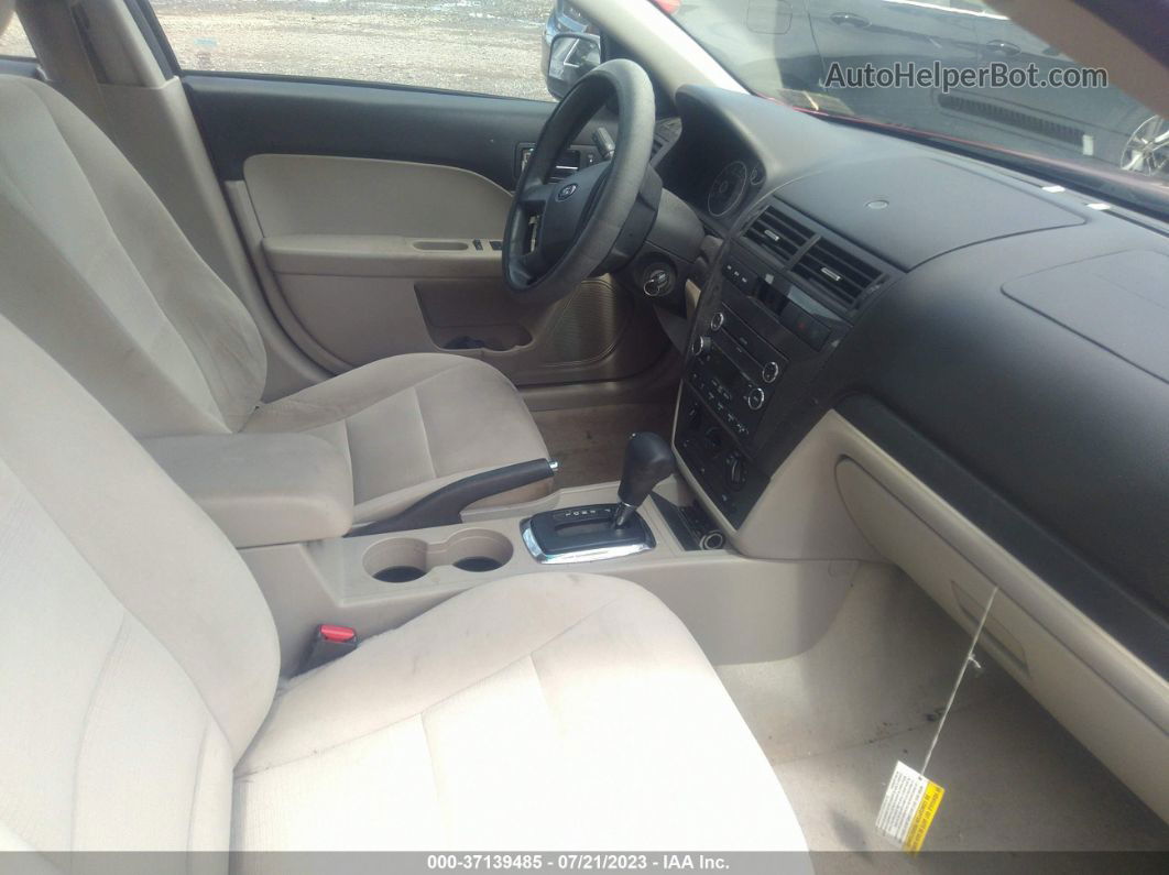 2008 Ford Fusion Se Красный vin: 3FAHP07Z28R263692