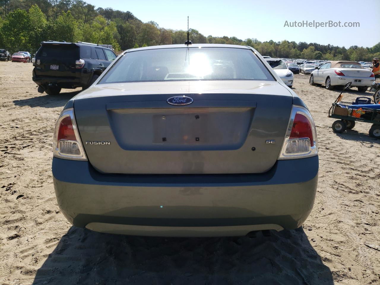 2008 Ford Fusion Se Green vin: 3FAHP07Z38R101599