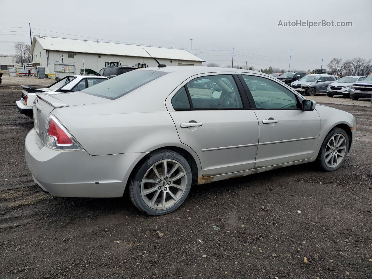 2008 Ford Fusion Se Silver vin: 3FAHP07Z38R149023