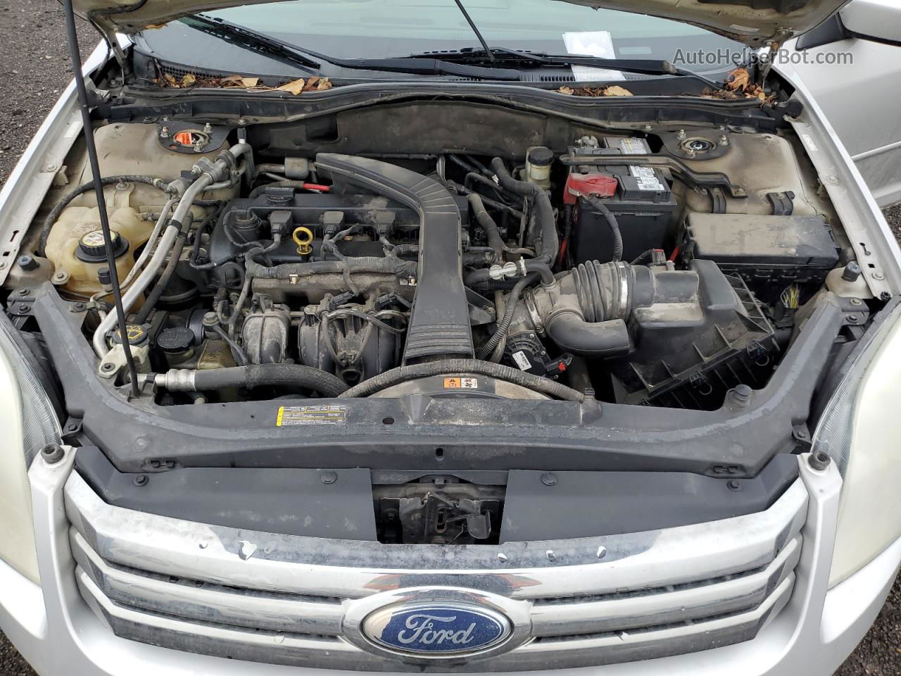 2008 Ford Fusion Se Silver vin: 3FAHP07Z38R149023