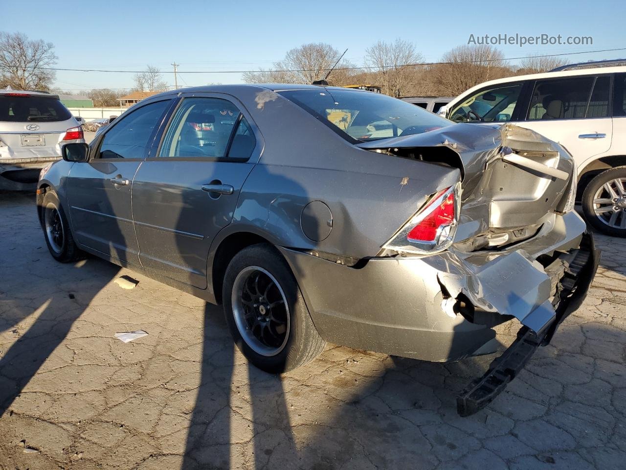 2008 Ford Fusion Se Gray vin: 3FAHP07Z38R208880