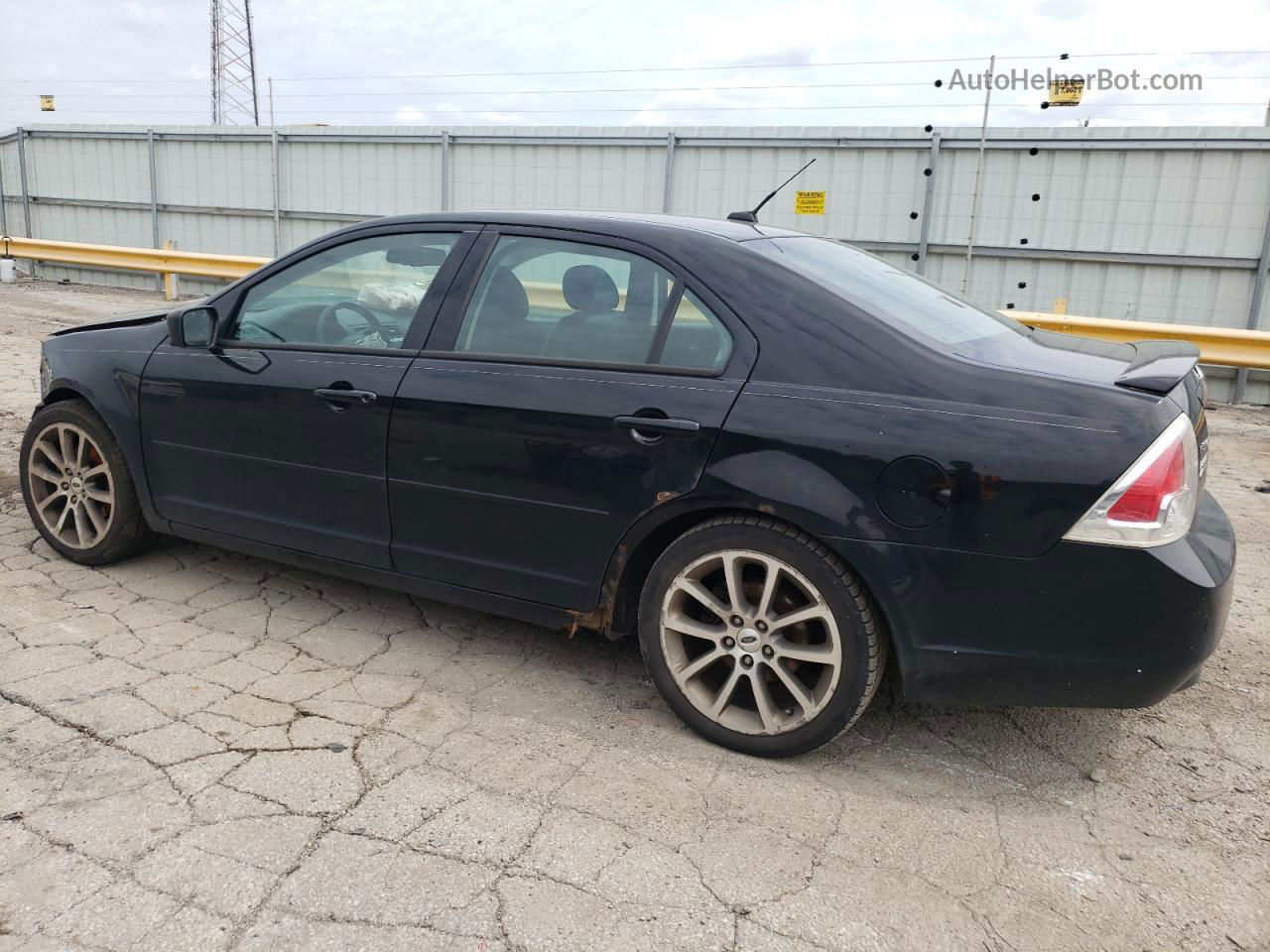 2008 Ford Fusion Se Black vin: 3FAHP07Z38R218471