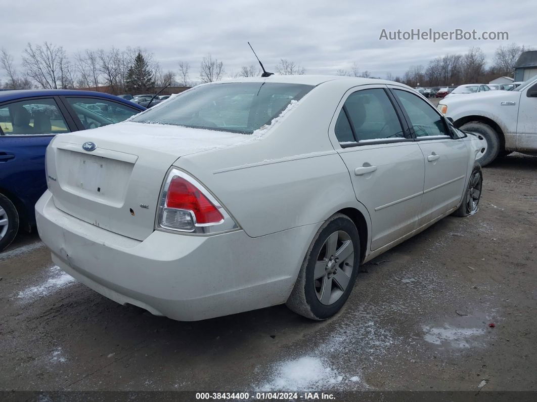 2008 Ford Fusion Se White vin: 3FAHP07Z38R221600