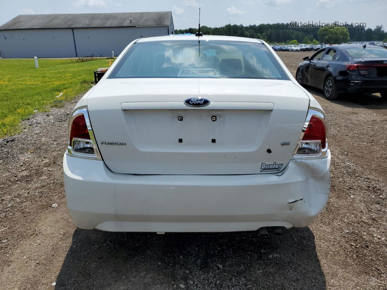 2008 Ford Fusion Se White vin: 3FAHP07Z38R222195