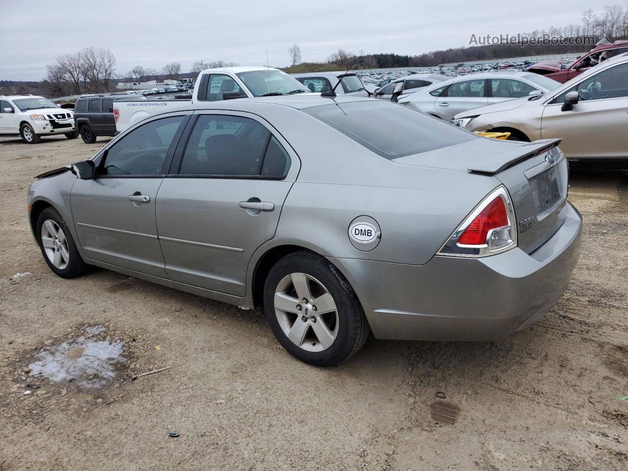 2008 Ford Fusion Se Silver vin: 3FAHP07Z38R242186