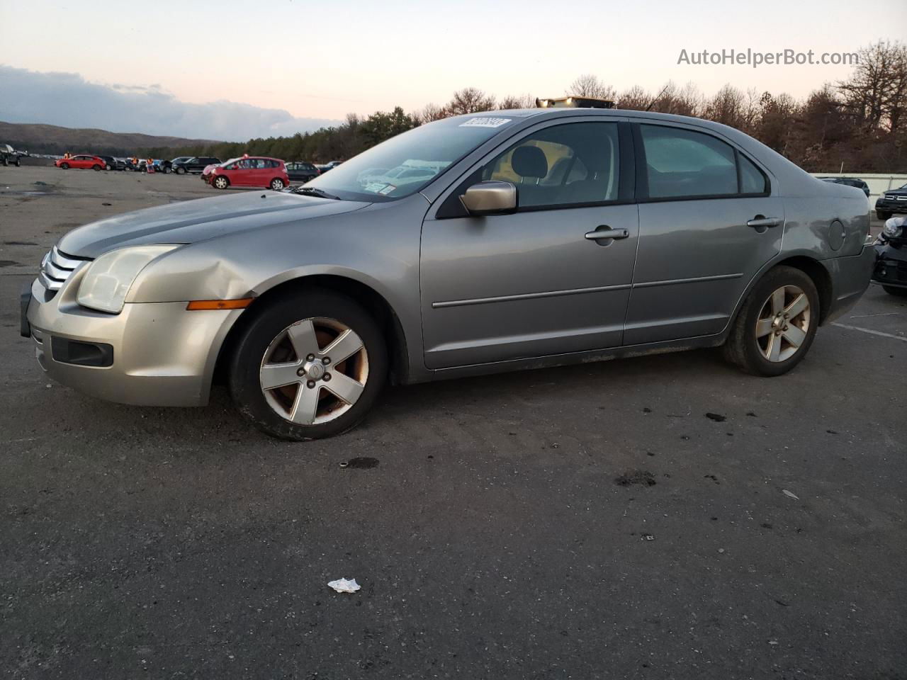 2008 Ford Fusion Se Silver vin: 3FAHP07Z38R245945