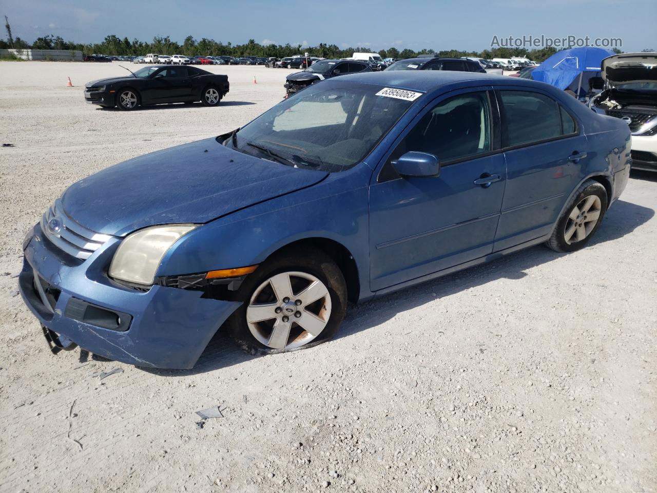 2009 Ford Fusion Se Blue vin: 3FAHP07Z39R218746