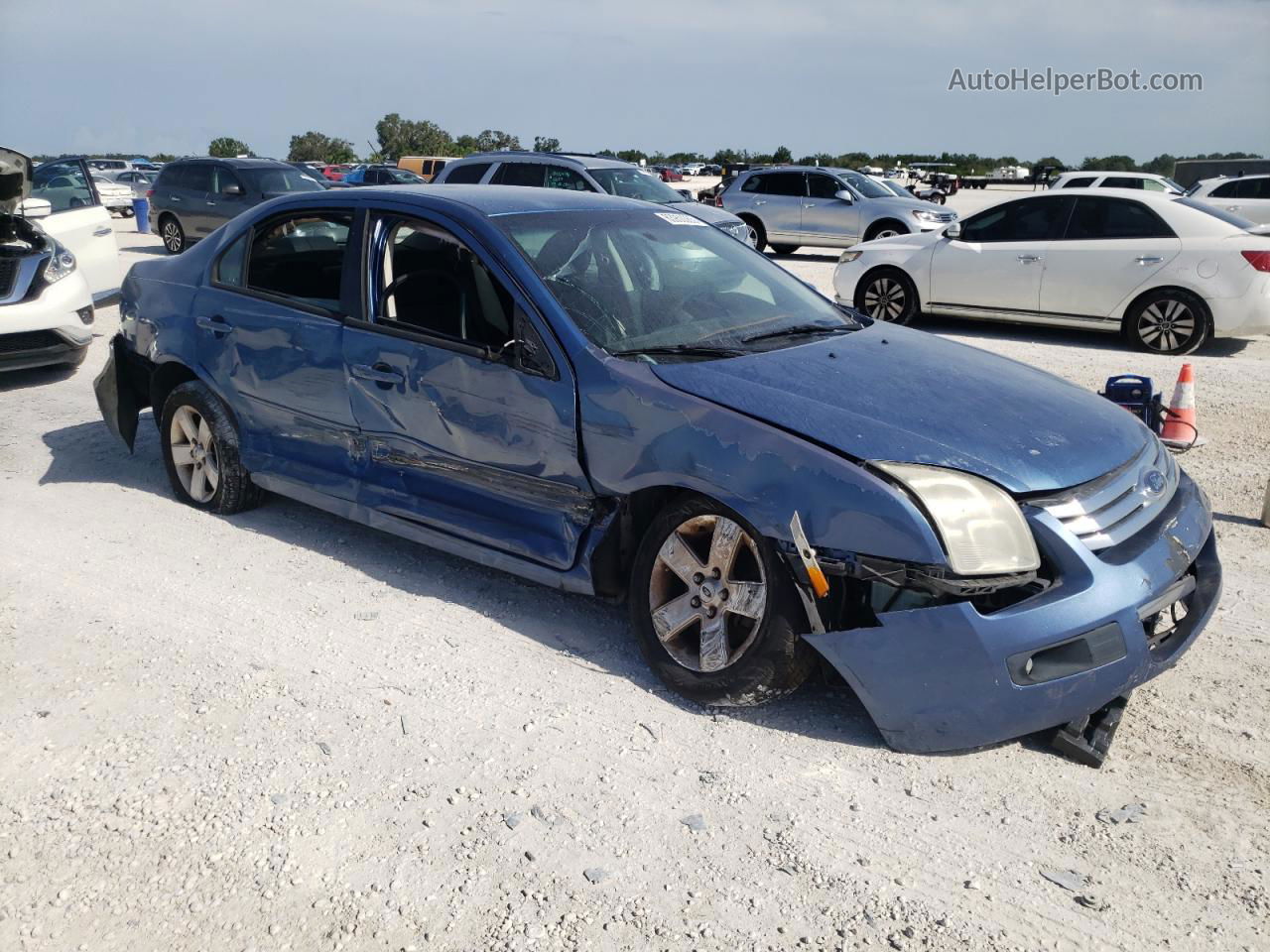 2009 Ford Fusion Se Blue vin: 3FAHP07Z39R218746