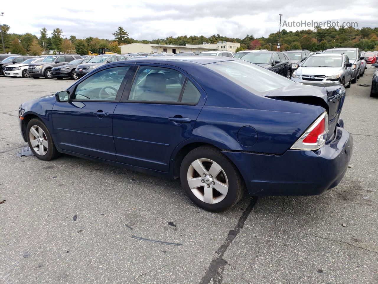 2006 Ford Fusion Se Синий vin: 3FAHP07Z46R110311