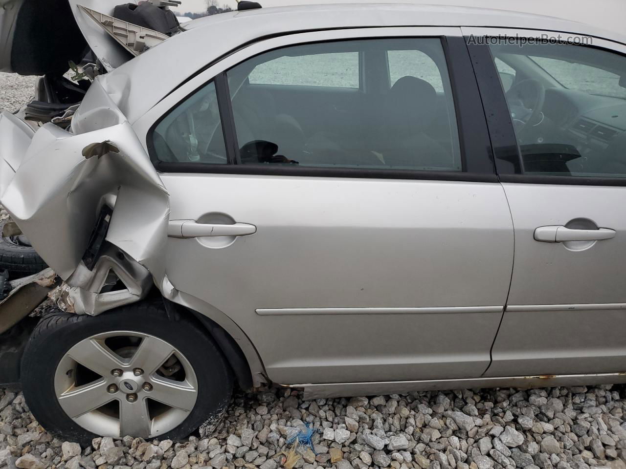 2008 Ford Fusion Se Silver vin: 3FAHP07Z48R147913