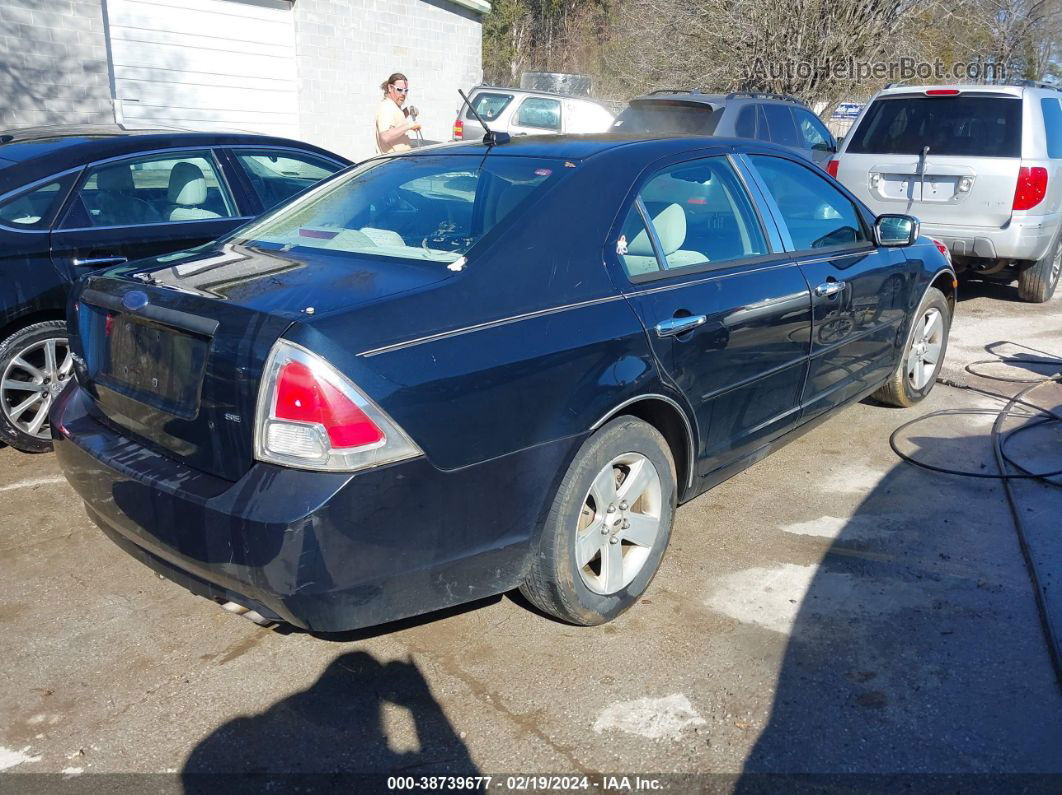 2008 Ford Fusion Se Blue vin: 3FAHP07Z48R201534