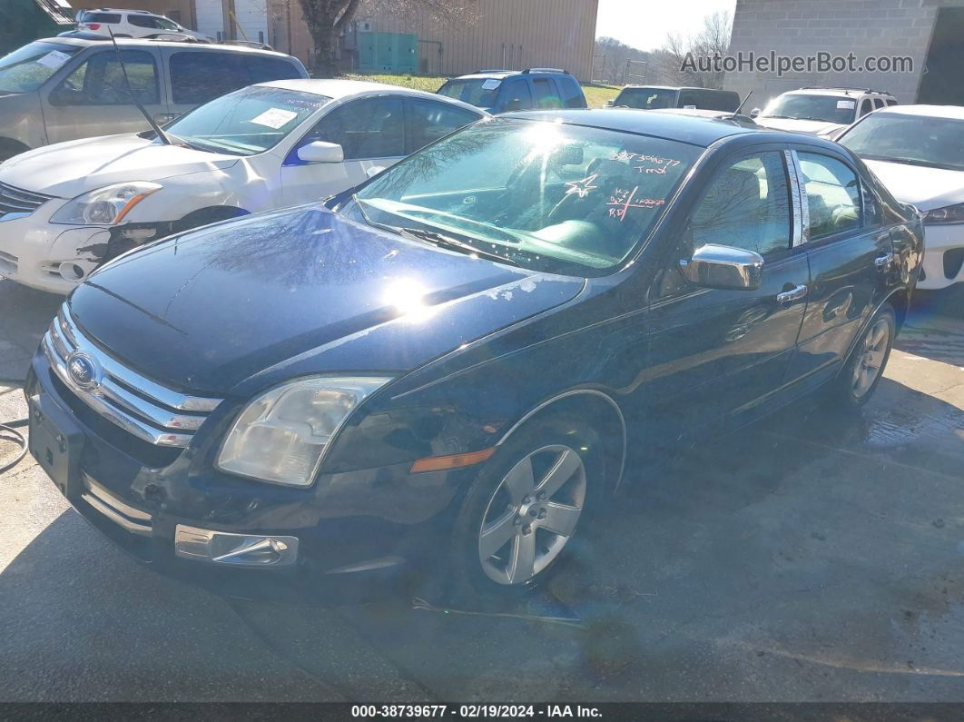 2008 Ford Fusion Se Blue vin: 3FAHP07Z48R201534