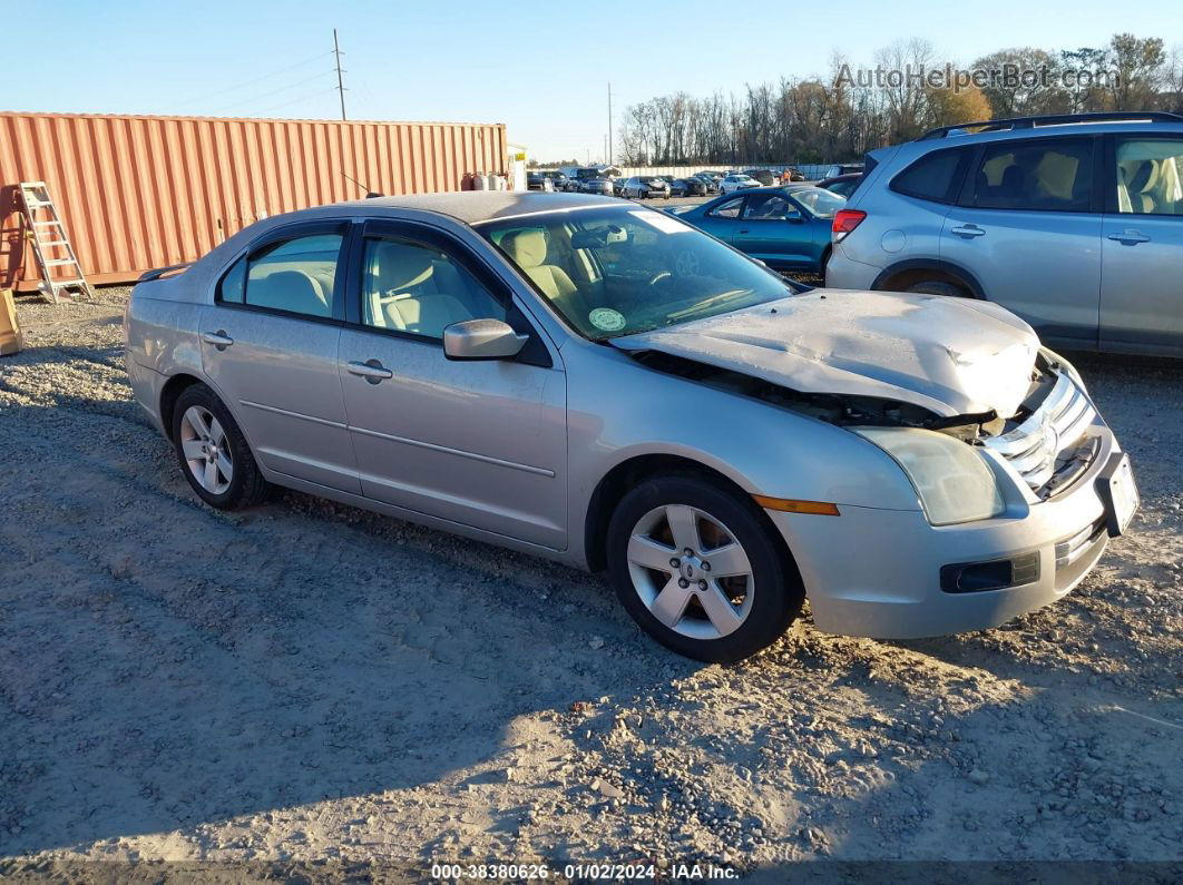 2008 Ford Fusion Se Silver vin: 3FAHP07Z48R250698