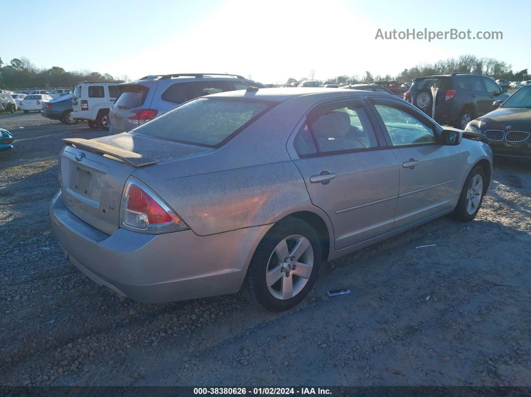 2008 Ford Fusion Se Silver vin: 3FAHP07Z48R250698