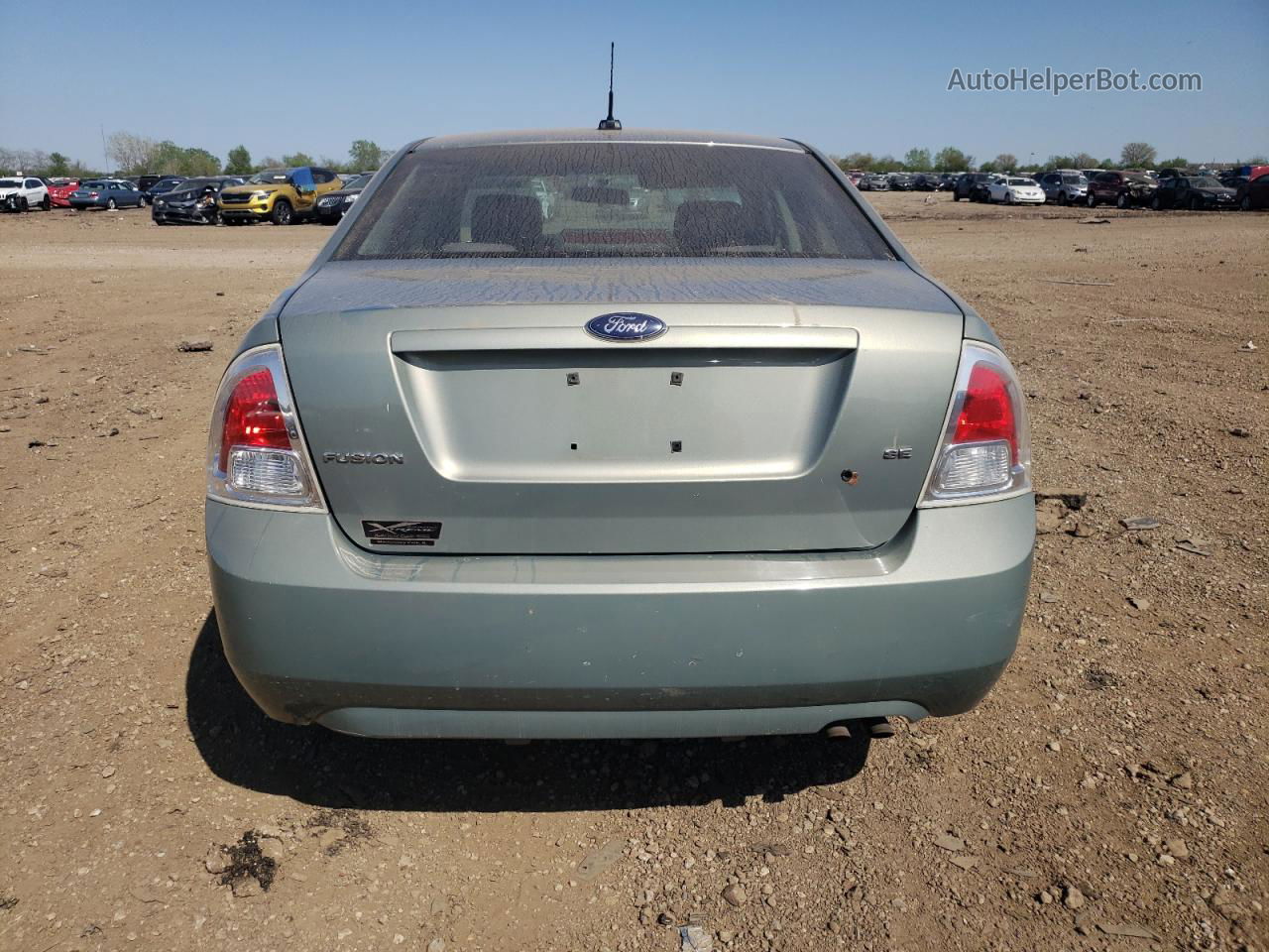 2008 Ford Fusion Se Green vin: 3FAHP07Z48R252578