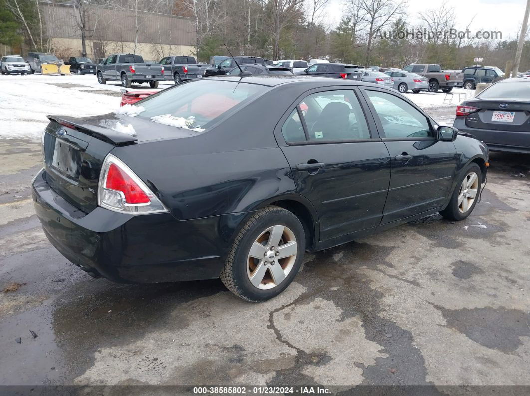 2009 Ford Fusion Se Black vin: 3FAHP07Z49R175101