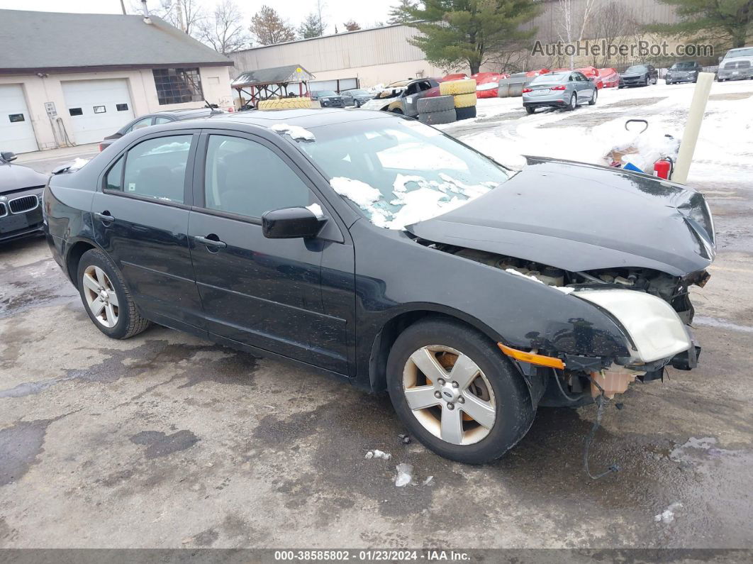 2009 Ford Fusion Se Black vin: 3FAHP07Z49R175101