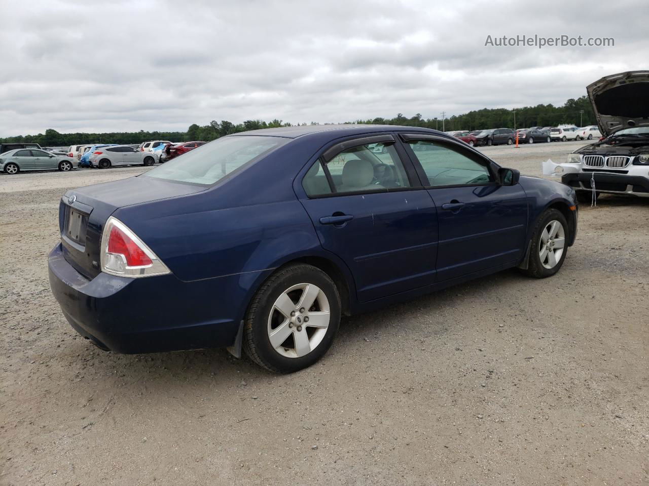 2006 Ford Fusion Se Blue vin: 3FAHP07Z56R183896