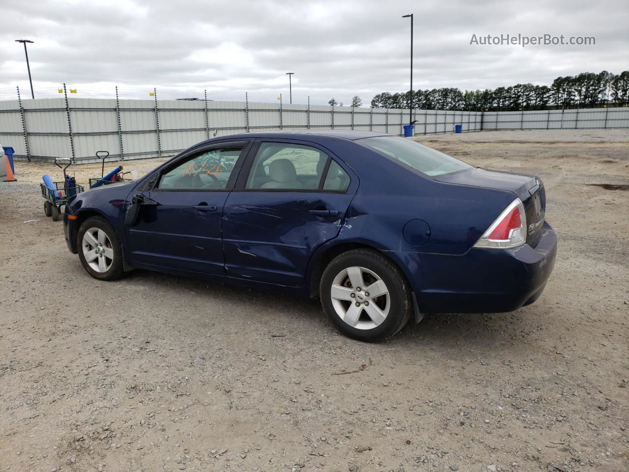 2006 Ford Fusion Se Blue vin: 3FAHP07Z56R183896