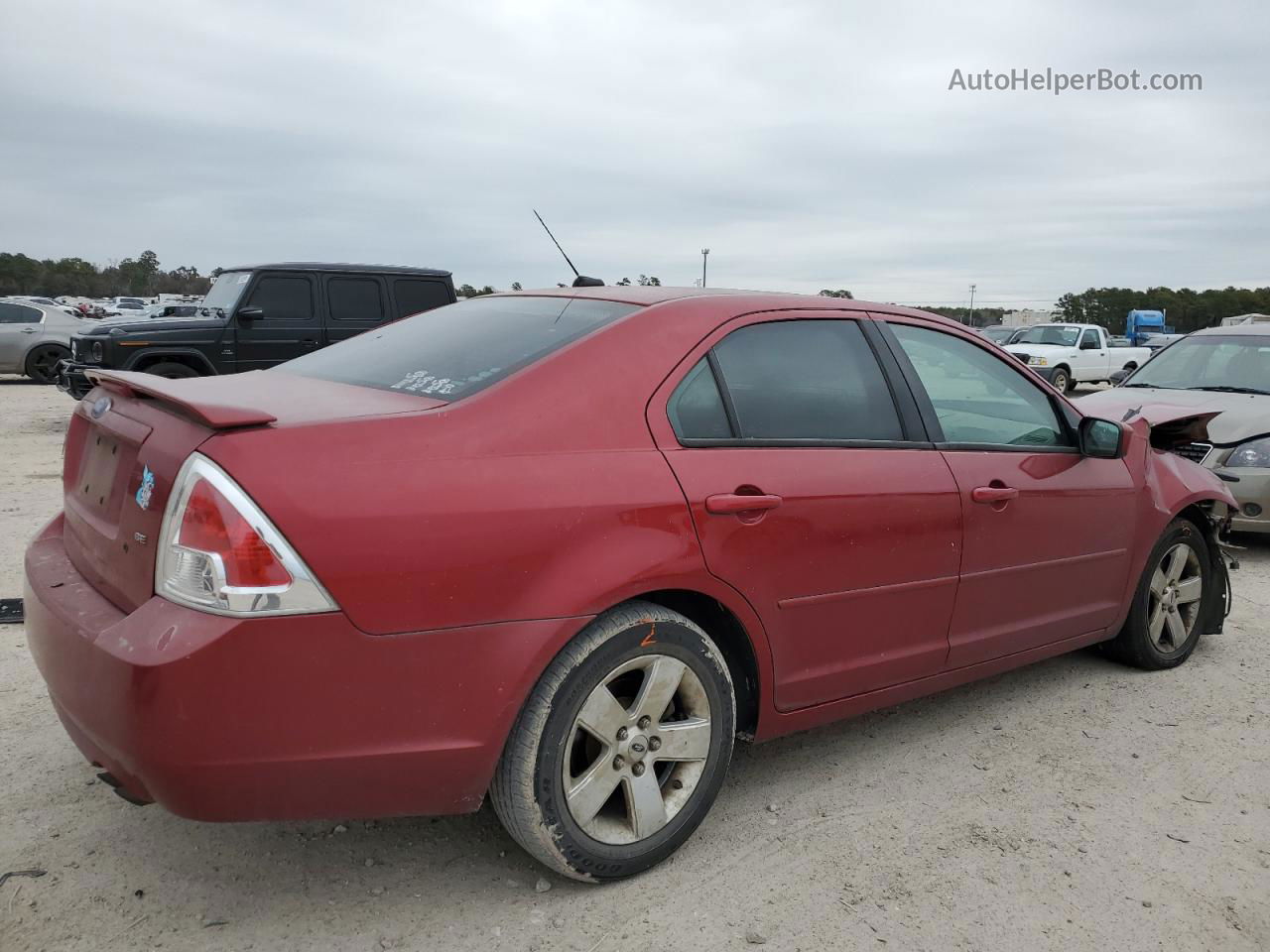 2008 Ford Fusion Se Red vin: 3FAHP07Z58R119148