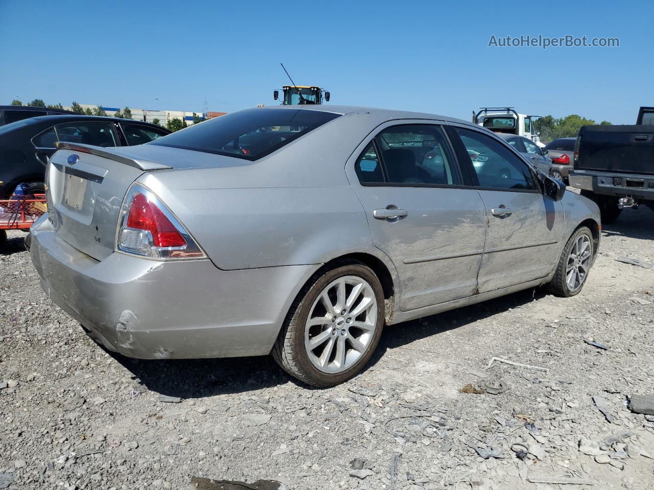 2008 Ford Fusion Se Silver vin: 3FAHP07Z58R150089