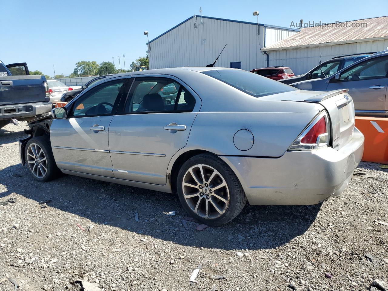 2008 Ford Fusion Se Silver vin: 3FAHP07Z58R150089