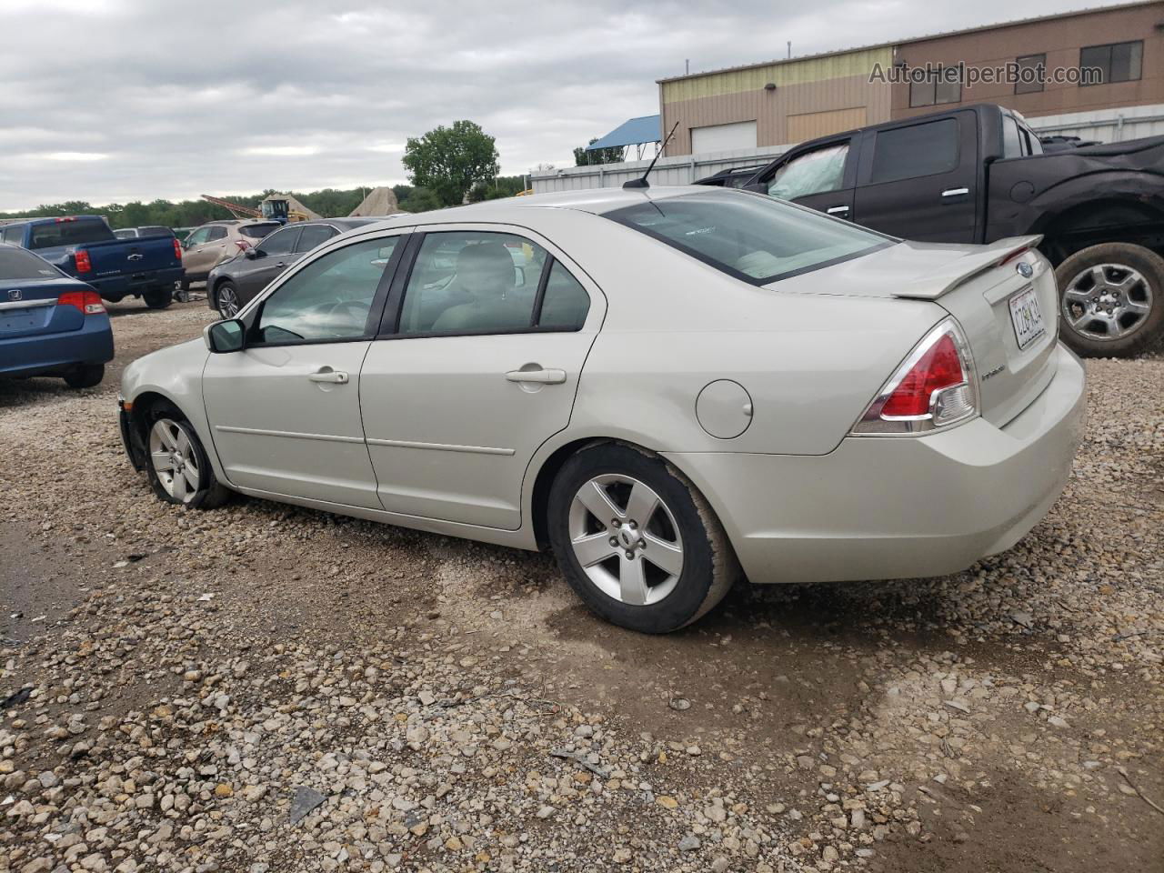 2008 Ford Fusion Se Beige vin: 3FAHP07Z58R150223