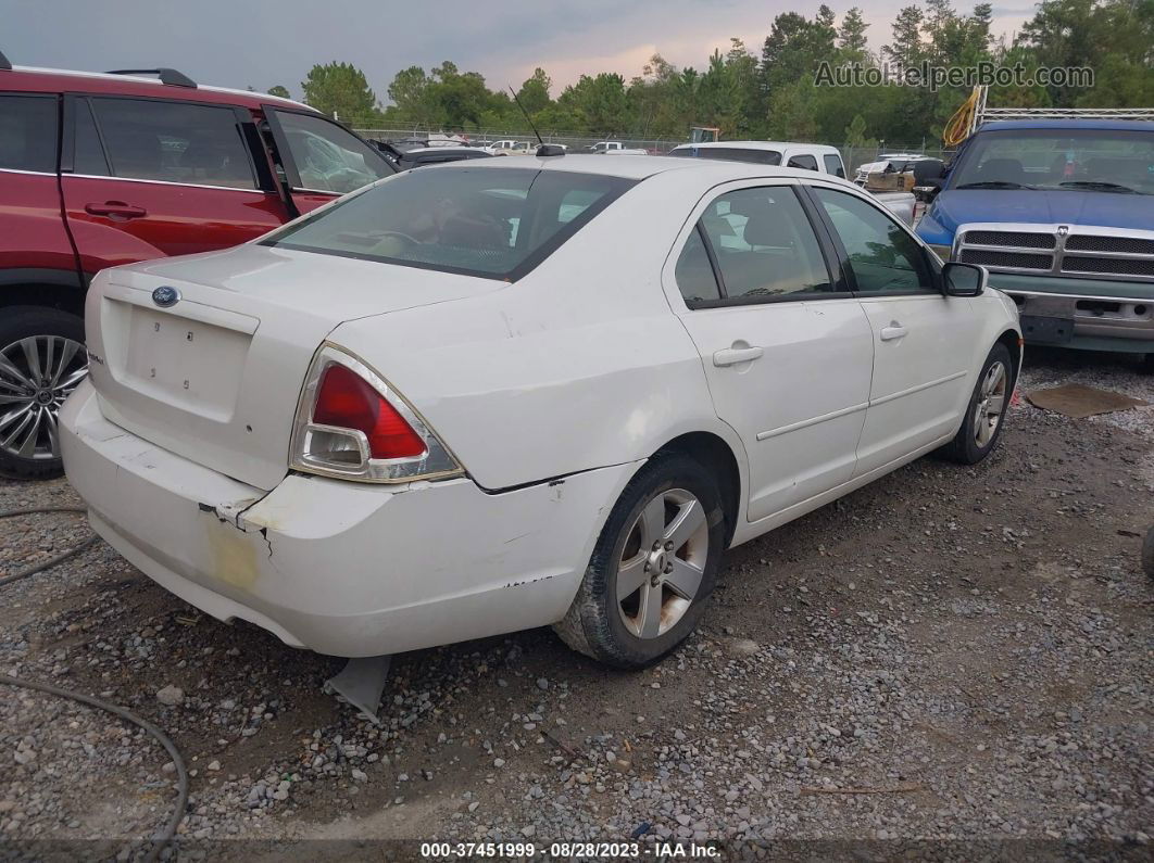 2008 Ford Fusion Se White vin: 3FAHP07Z58R153526