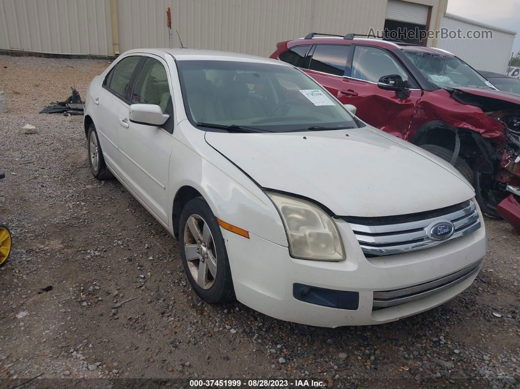 2008 Ford Fusion Se White vin: 3FAHP07Z58R153526