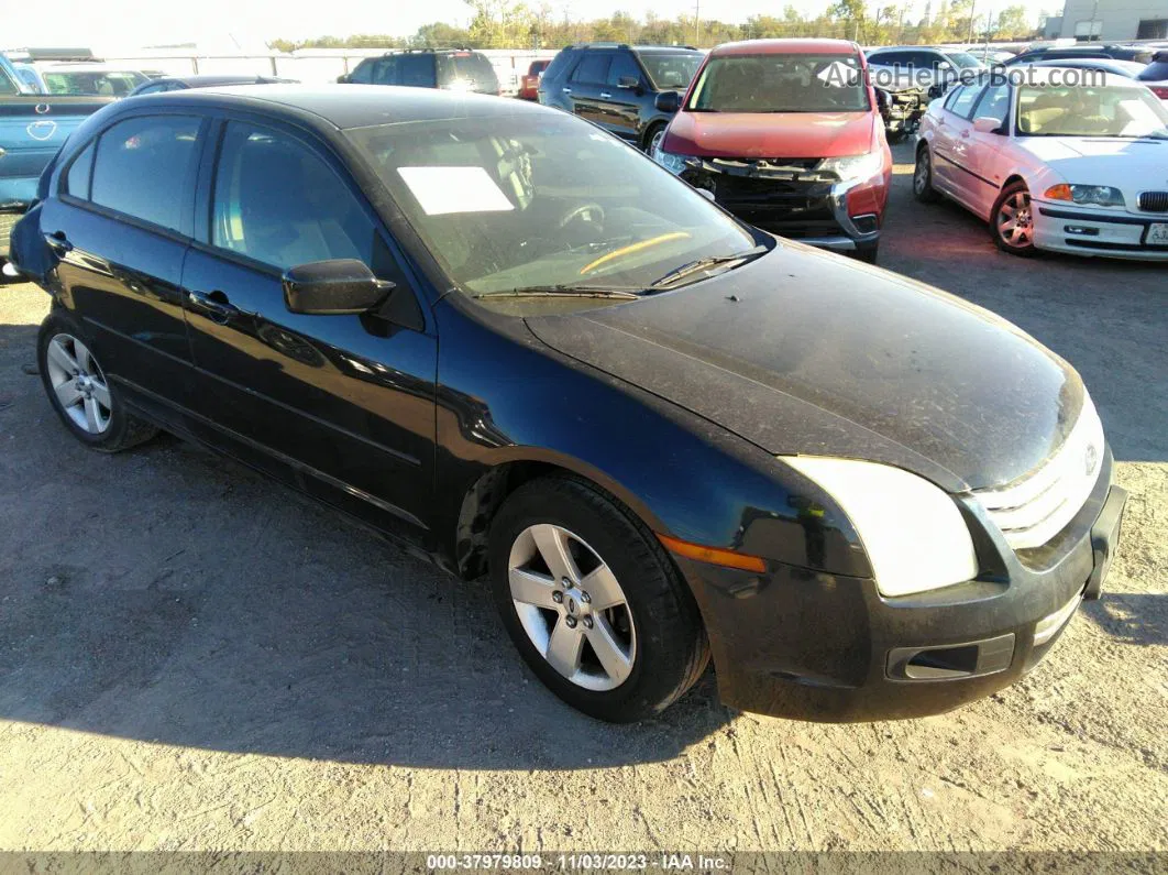 2008 Ford Fusion Se Dark Blue vin: 3FAHP07Z58R225325