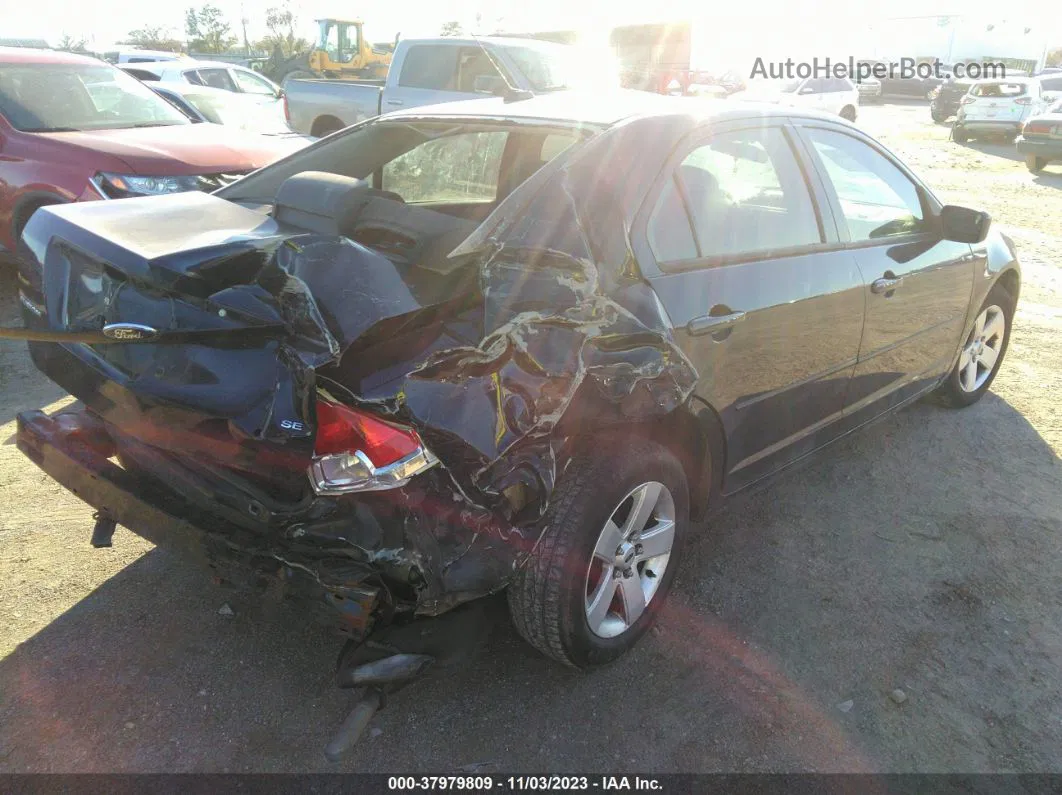 2008 Ford Fusion Se Dark Blue vin: 3FAHP07Z58R225325