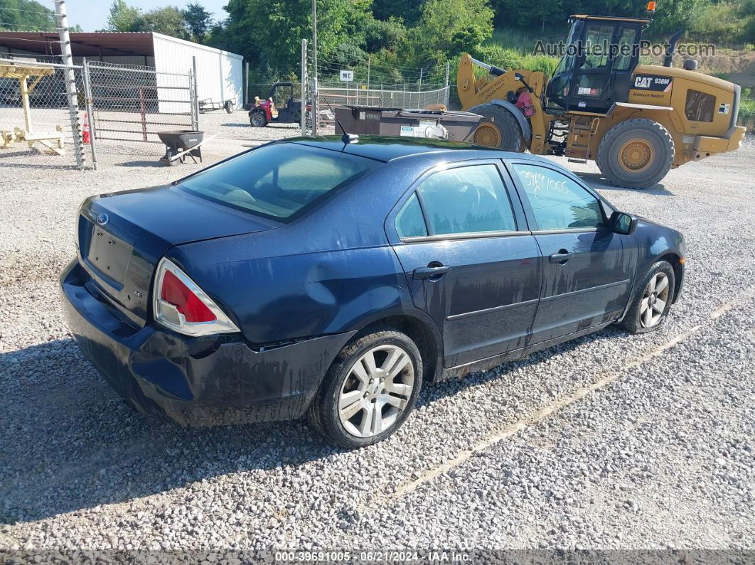 2008 Ford Fusion Se Dark Blue vin: 3FAHP07Z58R271852