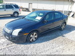 2008 Ford Fusion Se Dark Blue vin: 3FAHP07Z58R271852