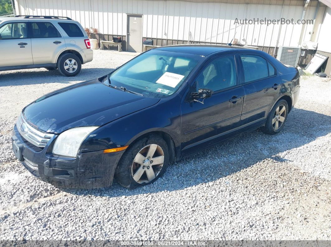 2008 Ford Fusion Se Dark Blue vin: 3FAHP07Z58R271852